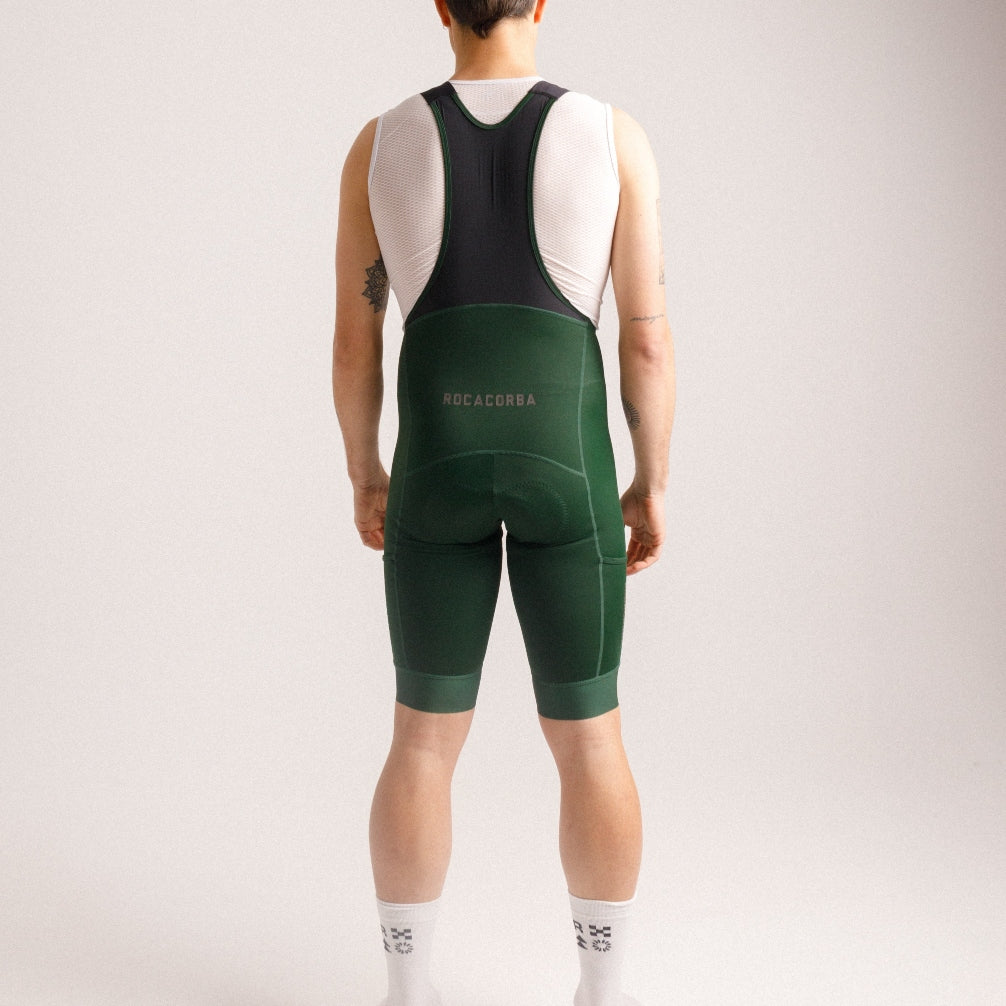 Essential Cargo Bib Shorts 2.0 Bottle Green