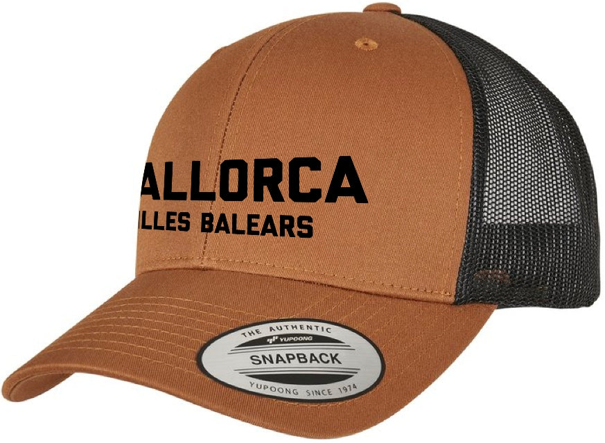Gorra Mallorca Podium Marró