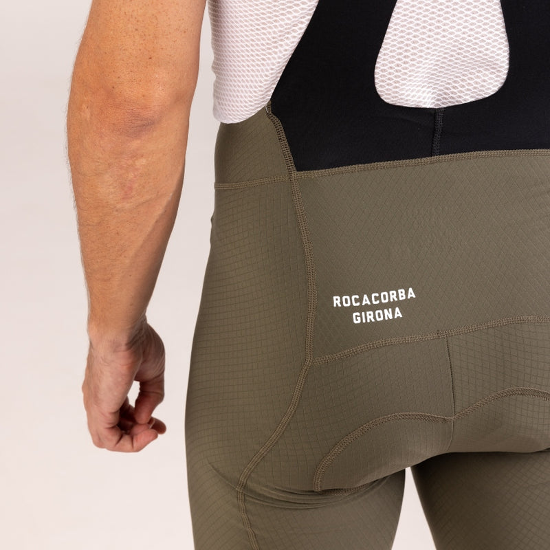 Pro Bib Shorts Khaki