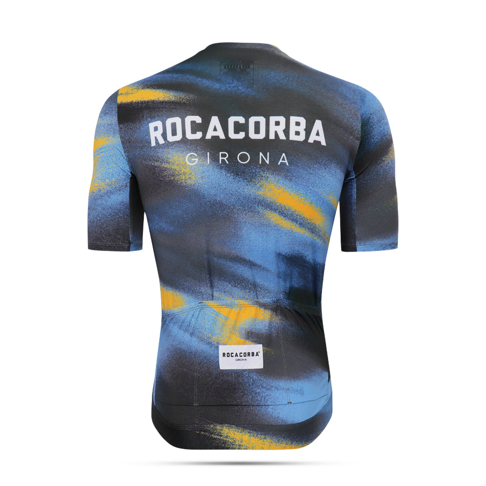 Rocacorba Girona サイクリングジャージ Rocacorba Girona Team Cycling Jersey Men Breathable Bike