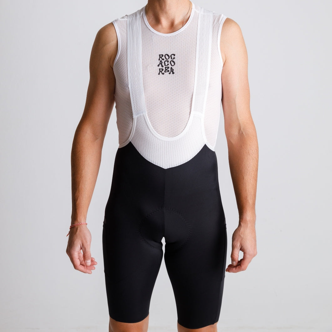 Essential Cargo Bib Shorts 3.0 Black Unisex