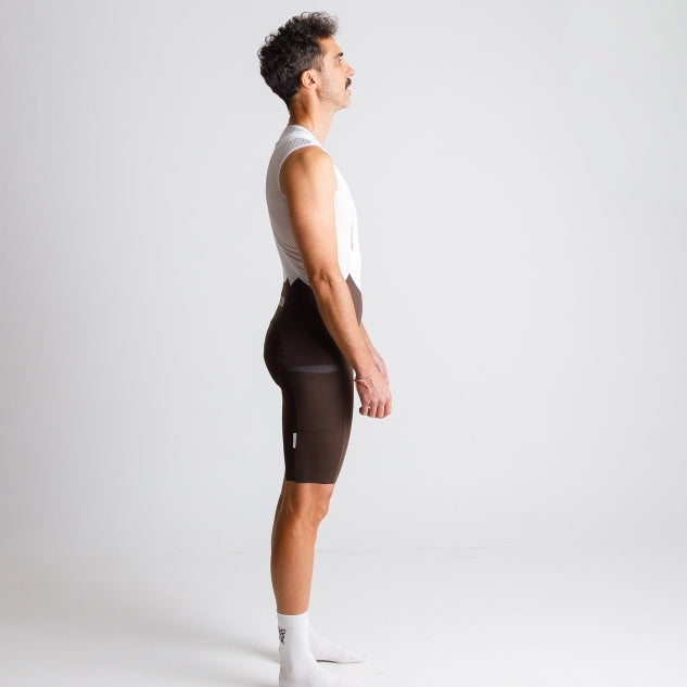 Essential Cargo Bib Shorts 3.0 Chocolate Unisex