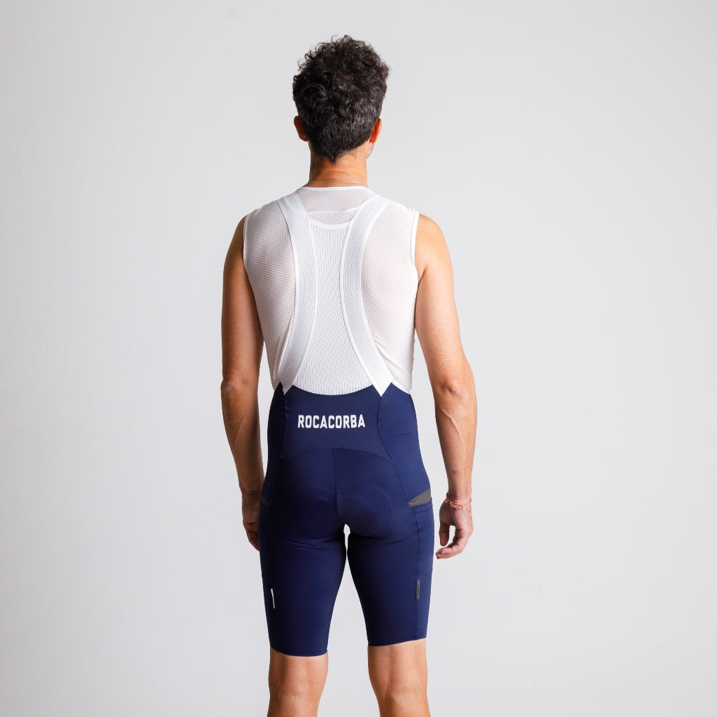 Essential Cargo Bib Shorts 3.0 Azul Marino 
