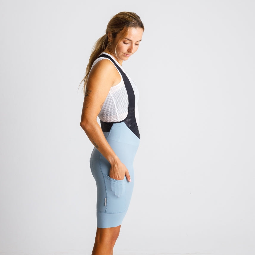 Women's Essential Bib Shorts Stone