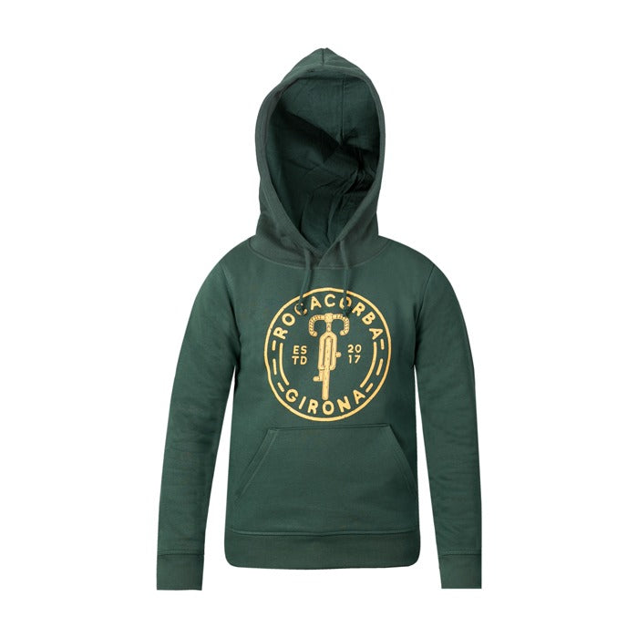 Sudadera con capucha verde