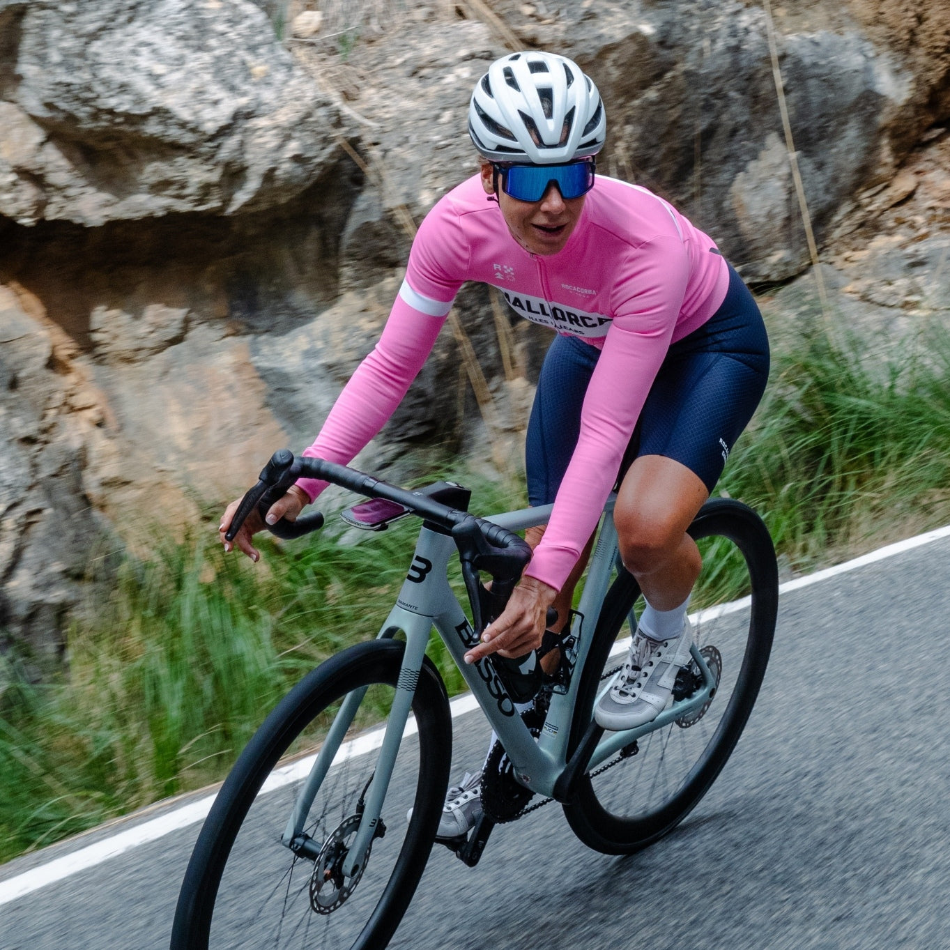 Mallorca Giro Pink LS - ROCACORBA CLOTHING GIRONA – Rocacorba